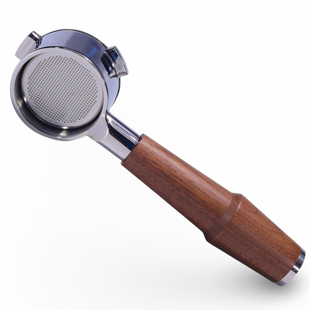 KNODOS‎ 54mm Bottomless Portafilter Walnut Handle Breville Barista Express Pro